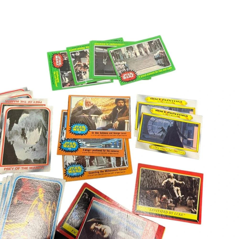Star Wars Trading Cards - Mixed Lot Vintage 70's 80's